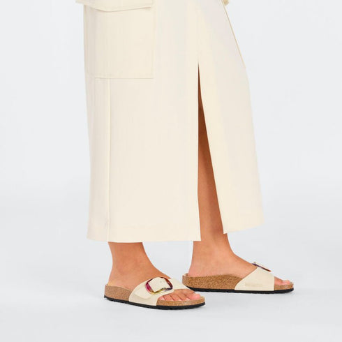 Madrid Big Buckle Nubuck Leather - Birkenstock - Ecru
